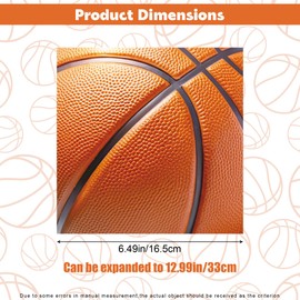 24Pcs Basketball Napkins,13*13 In Basketball Paper Napkins,2 Layer Basketball Pattern Napkins Disposable Paper Cocktail Napkins for Basketball Theme Birthday Party Decorations, Sports Party Supplies