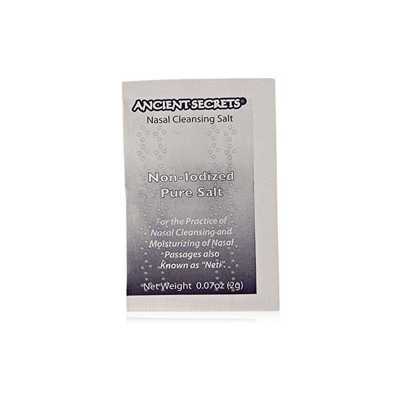 Nasal Cleansing Pot Salt 40 Count