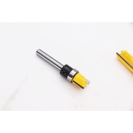 4Pcs 1/4 Inch Shank Hinge Mortising Flush Trim Template Router Bit Set with Ball Bearing Router Bits Wood Milling Cutter Tool