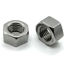 Ad Pack [Made in Japan] Left Screw Hex Nut 1 Type Stainless Steel [Reverse Screw] M8 [Set of 4]