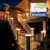 VOLISUN Solar Post Cap Lights: 2 - Pack Outdoor Post
