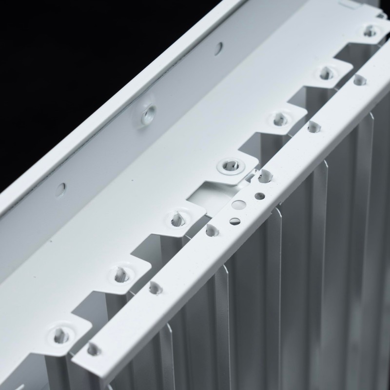 Fits 12x12 Duct Opening Aluminum 4-Way Adjustable Air Supply Grille