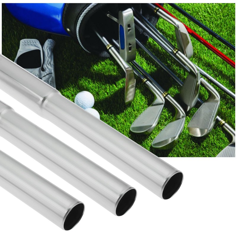 ECSiNG 3Pcs Stainless Steel Golf Club Extensions Tail Eextension Rod