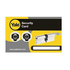 Yale 30X30 DB NI 30 x 30 mm 6 Pin Lock Cylinder - Exterior Door, Interior Door, Entrance Door - YC1000+ - 4 Reversible Keys, Nickel Plated