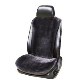U&M Genuine Sheepskin Car Seat Covers Natural Wool Fur Auto Seat Cushion Accessories Universal Fit Warm Soft Comfort Anti-Slip