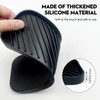 Silicone Sink Organizer Tray, Multi-Use Soap & Sponge Holder for
