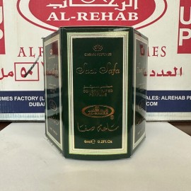 Al Rehab Concentrated 6 x 6ml Alcohol Free Perfume Roll On Oil Attar - Saat Safa