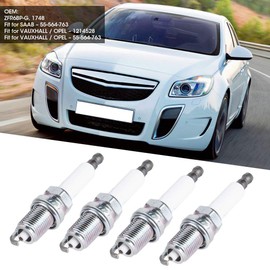 Spark Plug, Pack of 4 Premium Iridium Platinum Spark Plugs 1214528 ZFR6BP-G Suitable for Astra H/J 1.6L