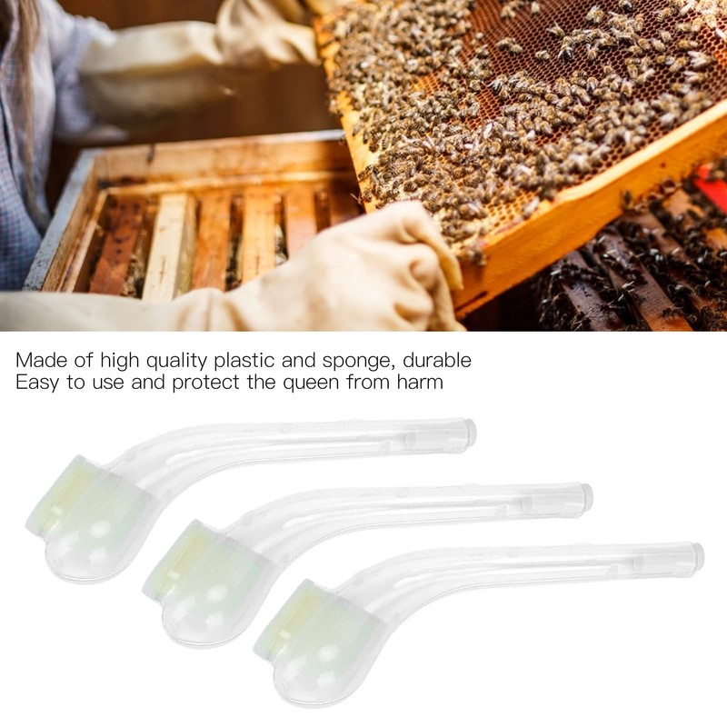 Natudeco 10PCS Queen Bee Catcher Pipe Bee Queen Catch Cage
