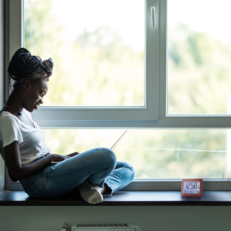 Acctim Otto Superbrite® Digital Bedside Alarm Clock (White)