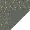 Golden Stars Design Cardboard 50 x 70 cm Anthracite