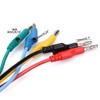 Sumnacon 5pcs Banana to Banana Plug Test Lead Set, 4mm