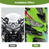 for Kawasaki Ninja 500 Z500 Ninja500 Motorcycle Front Fairing Winglet