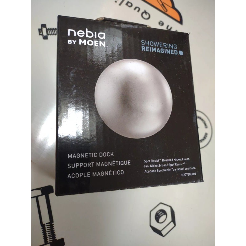 NEBIA BY MOEN MAGNETIC DOCK NEW Brushed Nickel