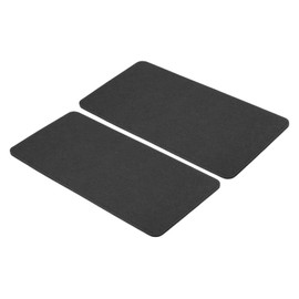 PATIKIL 13.8/7 Inch Felt Bag Base Shaper, 2pcs Bag Bottom Pad Organizer Insert Rectangle Liner Board for Purse Handbag Tote Travel Bag Canvas Cosmetic, Black