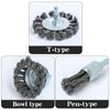 FPPO 3PCS 3 Inch Knotted Wire Wheel Cup Brush and