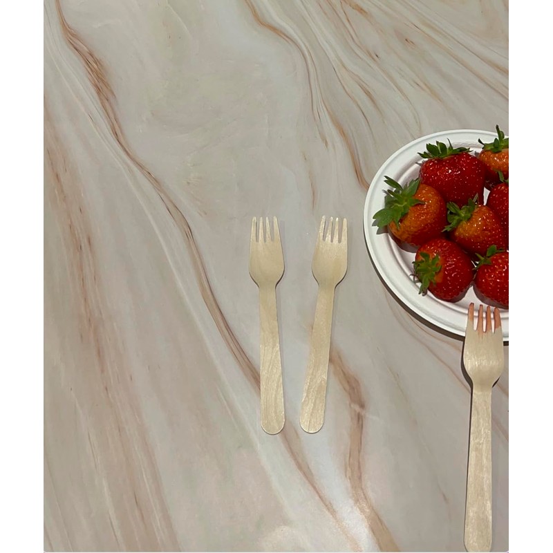 Hey Biota - Pack of 100 - Wooden Fork -