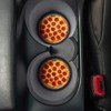 Pepperoni Pizza Pie. Car Coasters for drinks Set of 2.