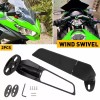 Unbranded Wing Rear view Side Mirrors For Honda CBR1000RR CBR600RR