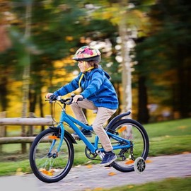 Stabilisers Children's Bike, 2 Pieces Children's Bicycle with Stabilisers, Universal Stabilisers 12 Inch Children's Bicycle for Children Bicycle from 3 Years