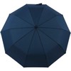iX-brella Men's Pocket Umbrella Open-Close Automatic Round Hook Handle, Carbon