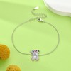 JERWLI Highland Cow Gifts 925 Sterling Sliver Highland Cow Bracelet