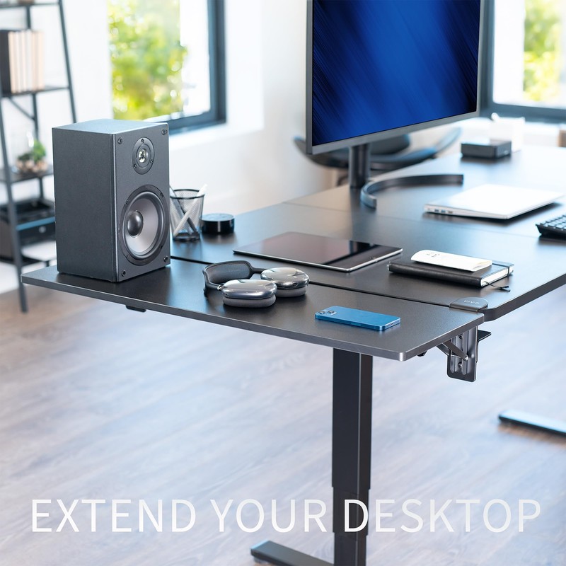 VIVO Clamp-on 36 x 12 inch Foldable Desk Extender, Wrist