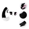 Beavorty Cosplay Furry Ears and Tail for Adults Plush Decorative
