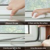 QIEOTE 33 Ft Gray Self-Adhesive Soundproofing Weather Stripping for Doors