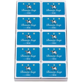 Cow Brand Soap, Set of 10 Bars, 3.0 oz (85 g) Per Bar, Blue Box