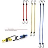 Set of 6 Elastic Bungee Cords Straps Assorted Lengths Heavy