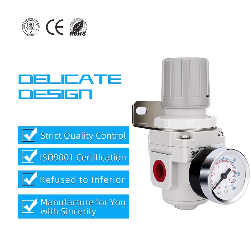NANPU 3/4" NPT Air Regulator for Compressed Air System, 150