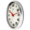 Infinity Instruments 14097SV-3282 Lexington Avenue Wall Clock