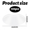 100 Pcs Clear Face Visors, Shampoo Eye Shield After Surgery,