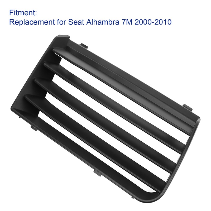 Front Bumper Upper Grill Right 7M785365401C Replacement for Seat Alhambra
