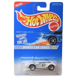 Hot Wheels Shelby Cobra 427 S/C, [White] Sports Car Series 3/4