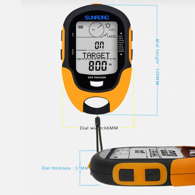 Multifunction LCD Digital GPS Altimeter Barometer Compass Portable Outdoor Camping