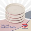 Dr. Oetker Schichtkuchen-Backform Baking - Retro Design, runde Kuchenform mit
