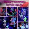 Hisunben UV Body Painting, 12 Colours, Neon UV Children's Make-Up