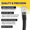Spartan Power Black 3 Foot 2 AWG Battery Cable, Negative