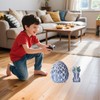 4PCS 3D Printed Dragon in Egg, 3D Printed Animals, 4