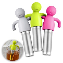 YXCCSE 3 Pcs Tea Infuser for Loose Tea Cute Fine Mesh, Tea Strainer Stainless Steel Tea Filter Tea Steeper with Cute Design Tea Diffuser Steeper for Teacups Teapots