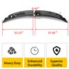 7BLACKSMITHS Windshield Wiper Cowl Cover Panel Compatible With 2004-2008 Ford