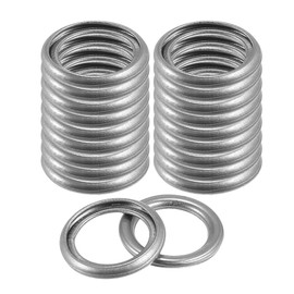 Oil Drain Plug Gaskets 35178-30010 12mm Oil Crush Washer Seals for Toyota 4Runner Land Cruiser RAV4 Sequoia Tacoma Tundra Aluminum Alloy (Set of 20)
