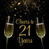 Cheers to 21 Years | 21st Birthday Guest Book |