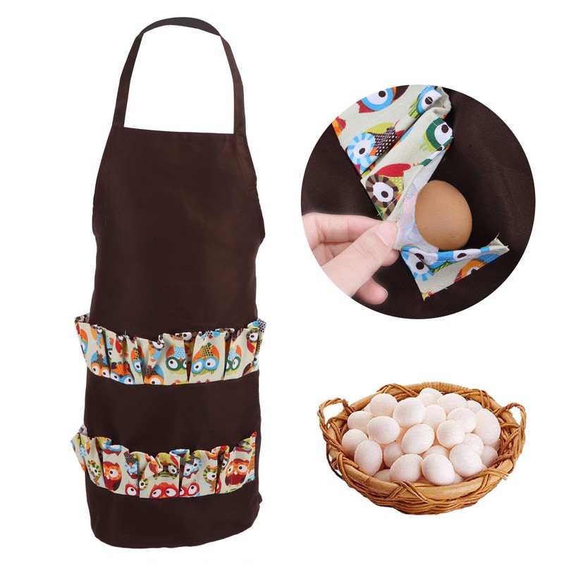 Egg Apron Hands Free Egg Collecting Gathering Holding Bib Apron