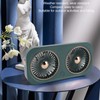 20W Solar Panel High Speed Airflow 5V Dual Exhaust Fan