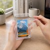 16Pcs 35PT Magnetic Card Holder, Clear Acrylic Trading Card Protector