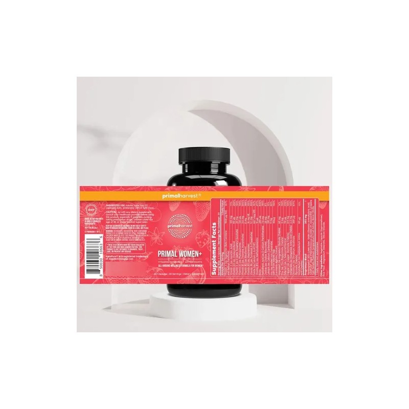 Primal Harvest Women Multivitaminas Para Mujer 60 Cápsulas