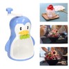 Blue Penguin Shaving Ice Cream Machine, ABS, Manual Snow Cone